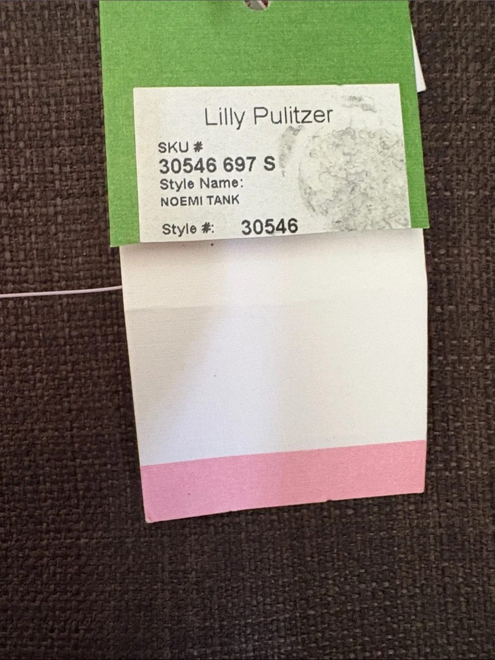 Lilly Pulitzer Brand New with tags Naomi  Tank Top Hot Pink Size Small
